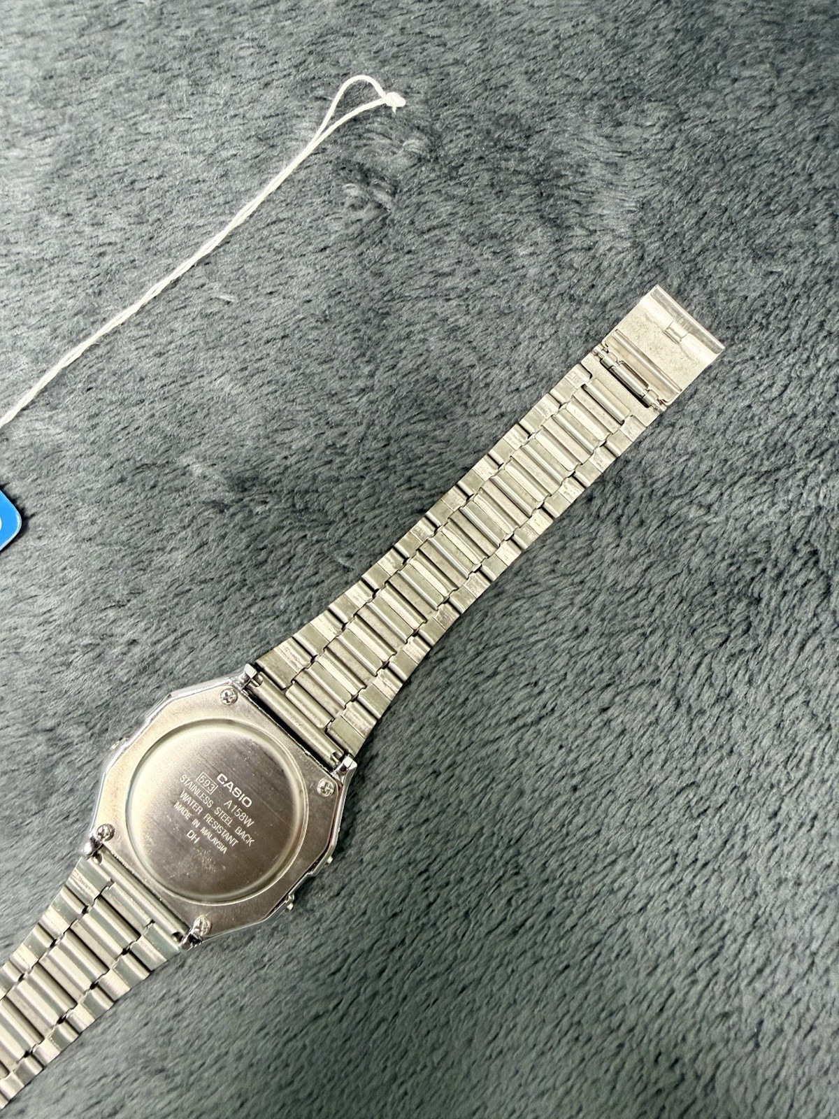 Vintage Casio A158W Digital Watch Silver Tone Alarm Chrono Classic Malaysia
