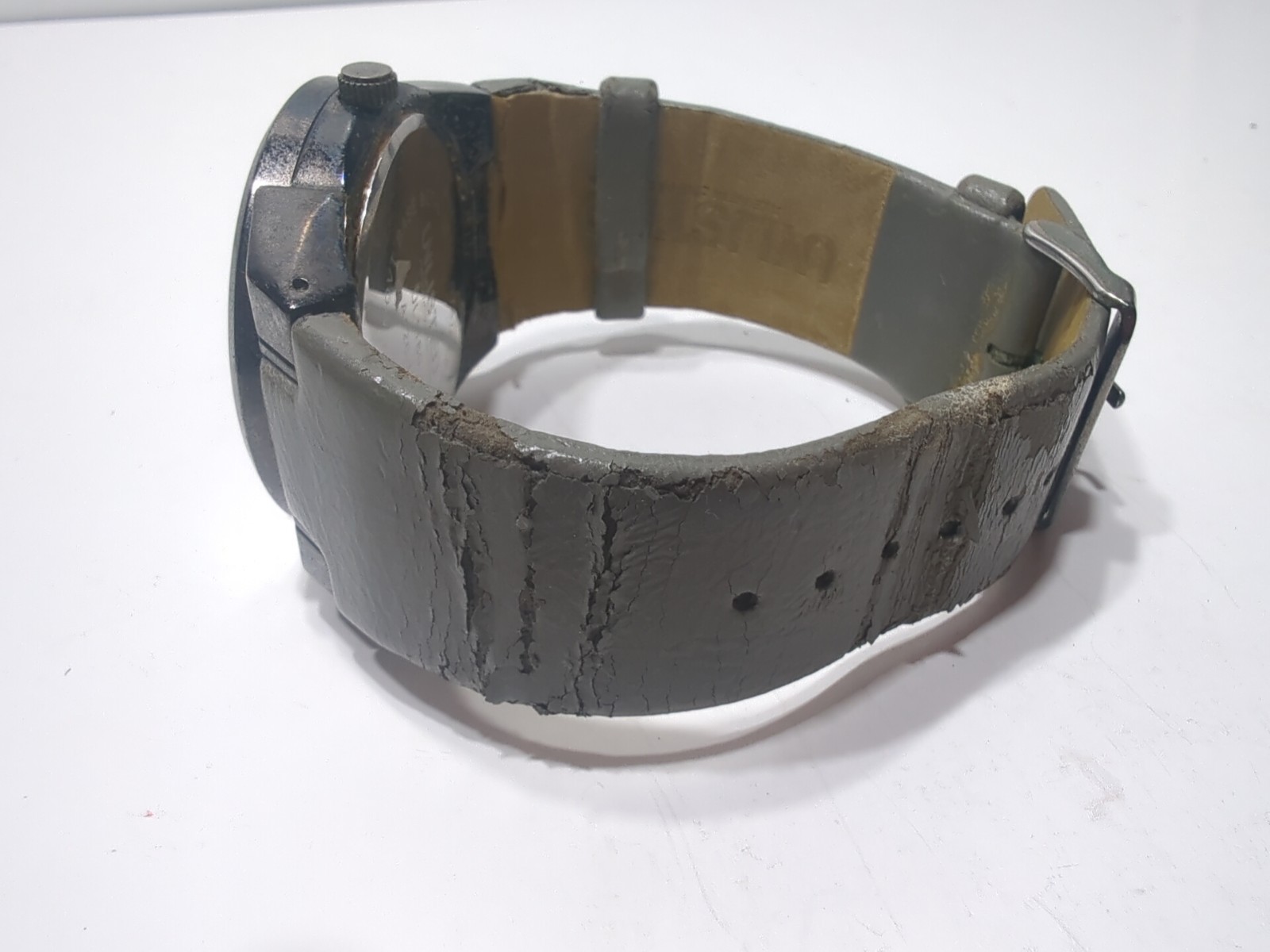 ✨USED✨ Unlisted UL1180 Men’s Watch – Black & Grey Stainless Steel – Japan Movt