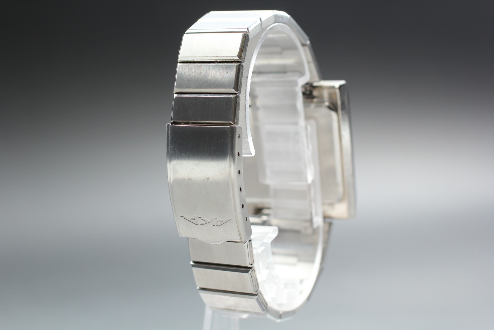 *Near MINT* Seiko Alba AKA V733-5A40 Day Date Orange Qz Men’s Watch From JAPAN