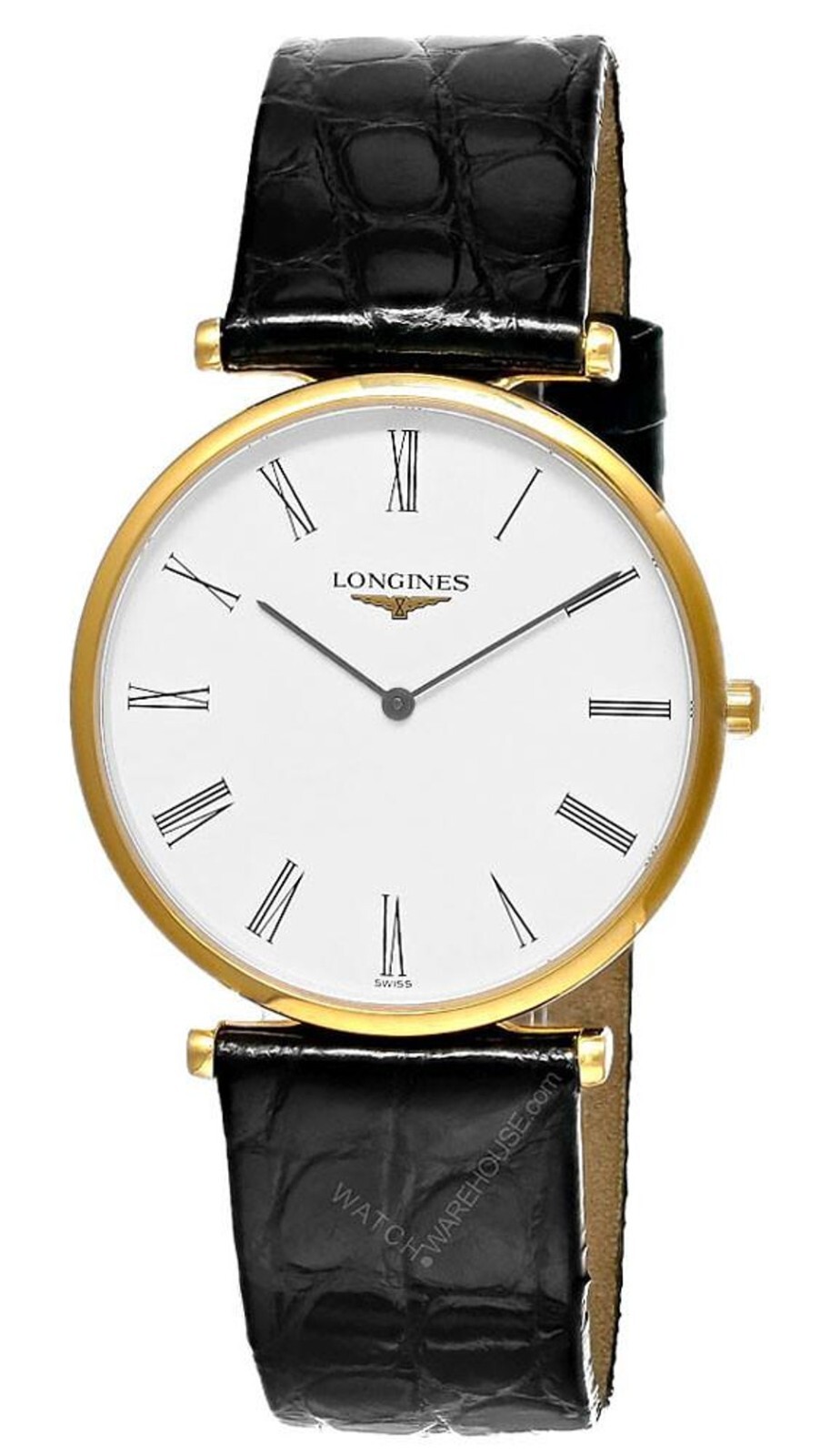 LONGINES La Grande Classique 37MM Quartz White Dial Leather Watch L4.766.2.11.B