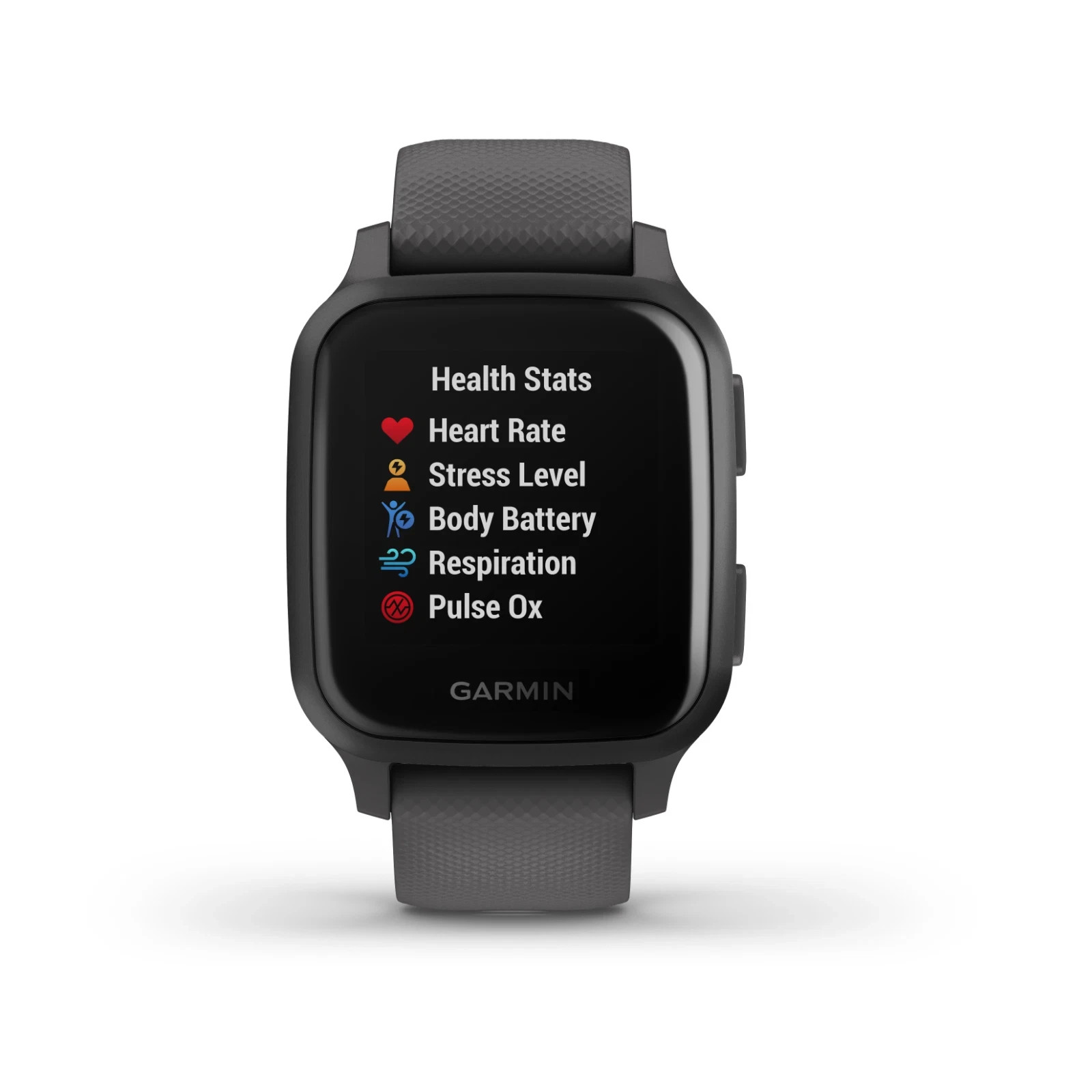 Garmin Venu Sq GPS Watch – Shadow Gray/Slate
