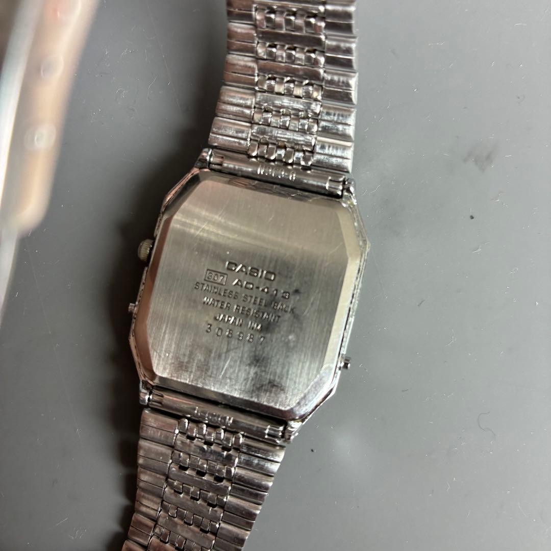 CASIO AQ-413 307, working condition, original metal case.