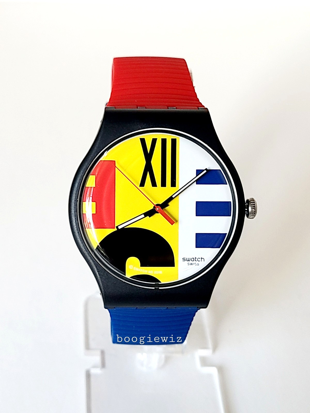 SWATCH SWISS MADE SUOB171 REVIVAL 9 TO 6 MODEL WATCH REMAKE OF 6 TO 9 NEW IN BOX