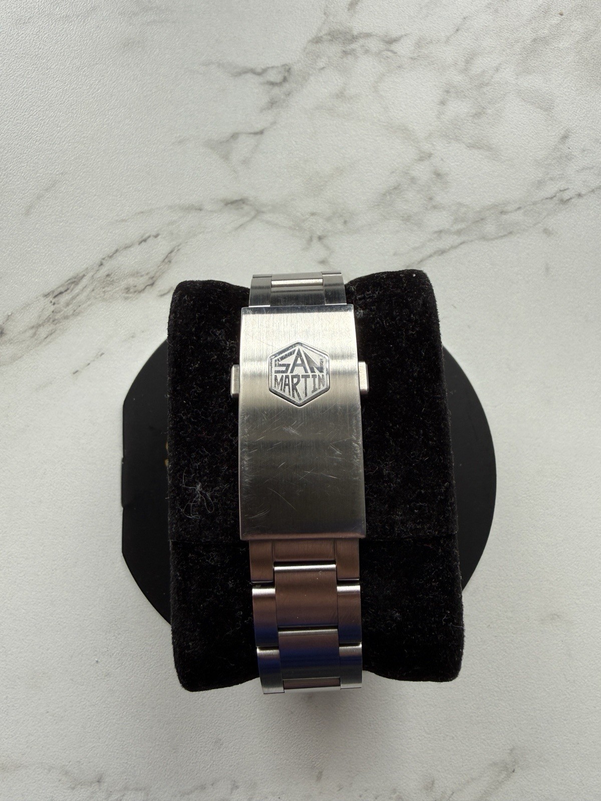 San Martin SN0017 Automatic Diver Watch 40mm Black Dial 200m Date Steel