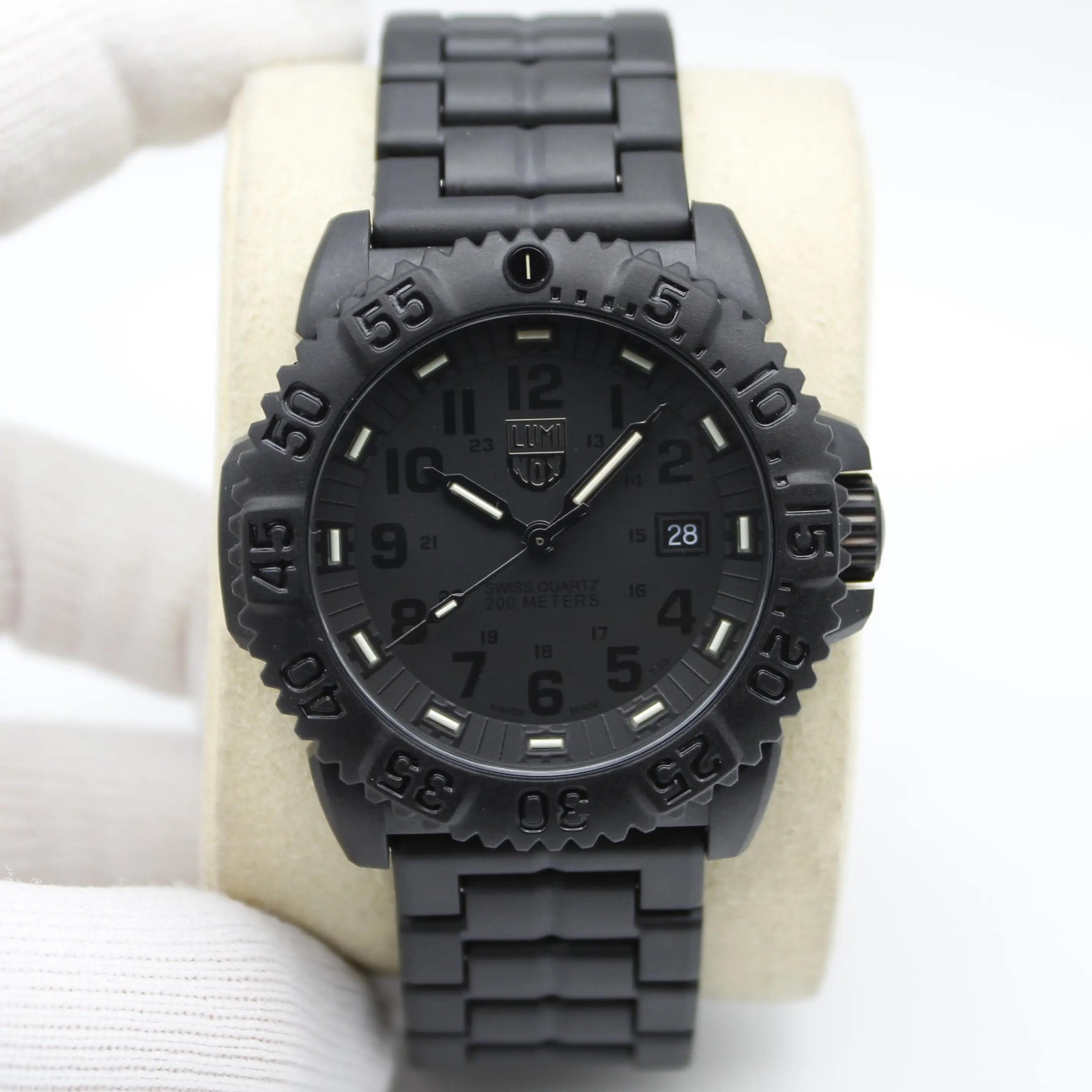 Luminox Navy Seal Colormark 44mm Carbonox Black Dial Men Quartz Watch XS.3052.BO