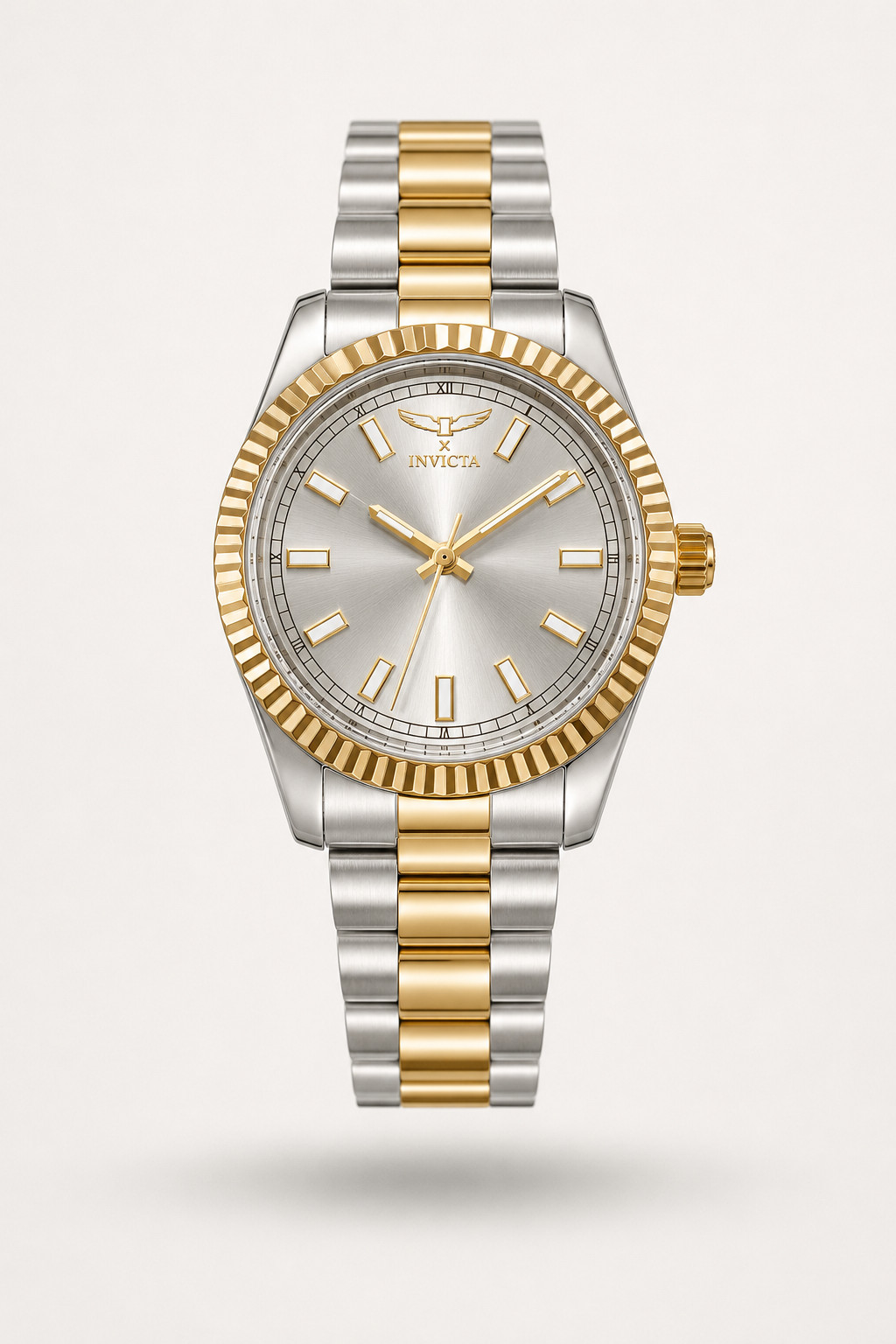Invicta Men’s Two-Tone Gold Silver