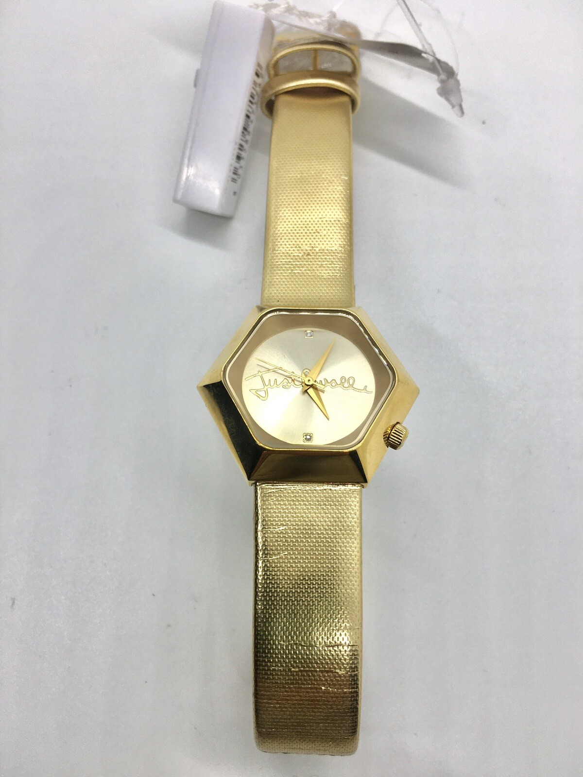 Just Cavalli Analog Gold Dial Women’s Watch – R7251145517- Leather