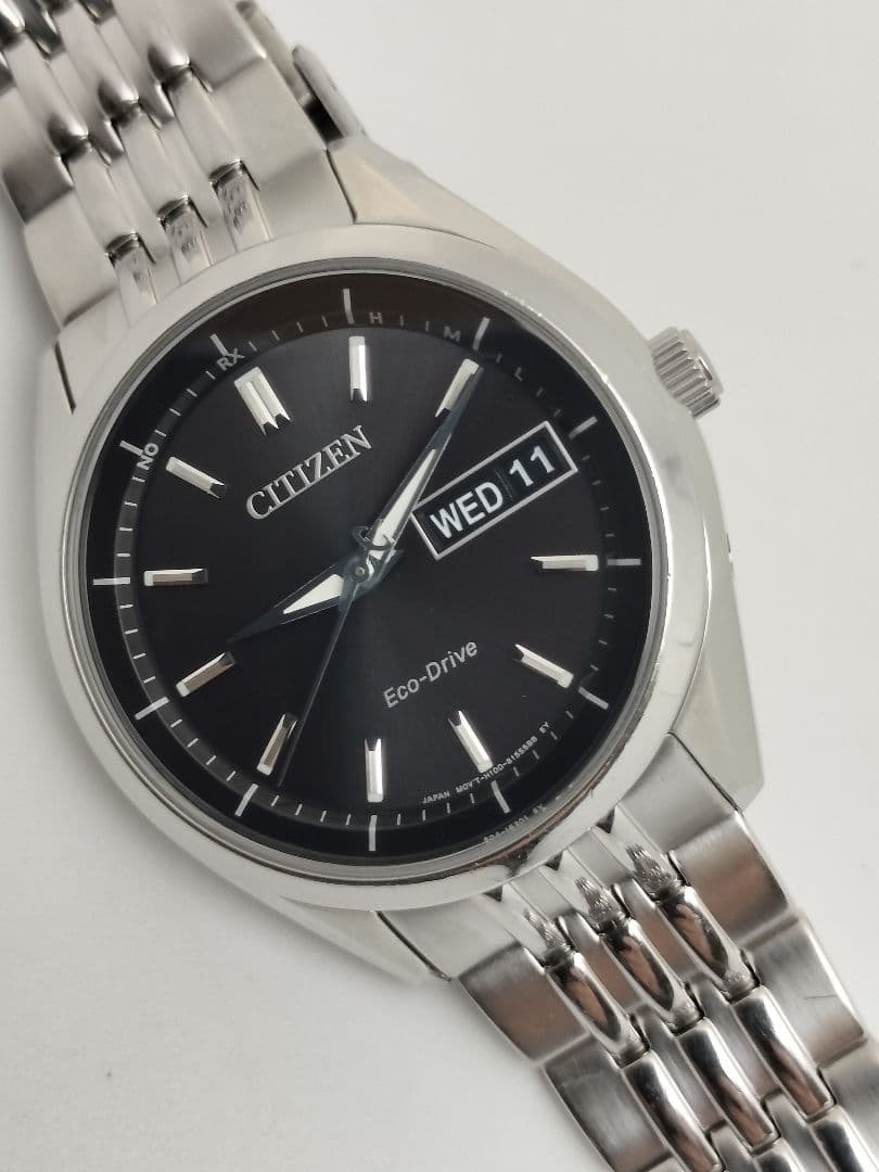 Citizen H100 Solar Radio Wave Watch wrist 18.3cm/7.2in