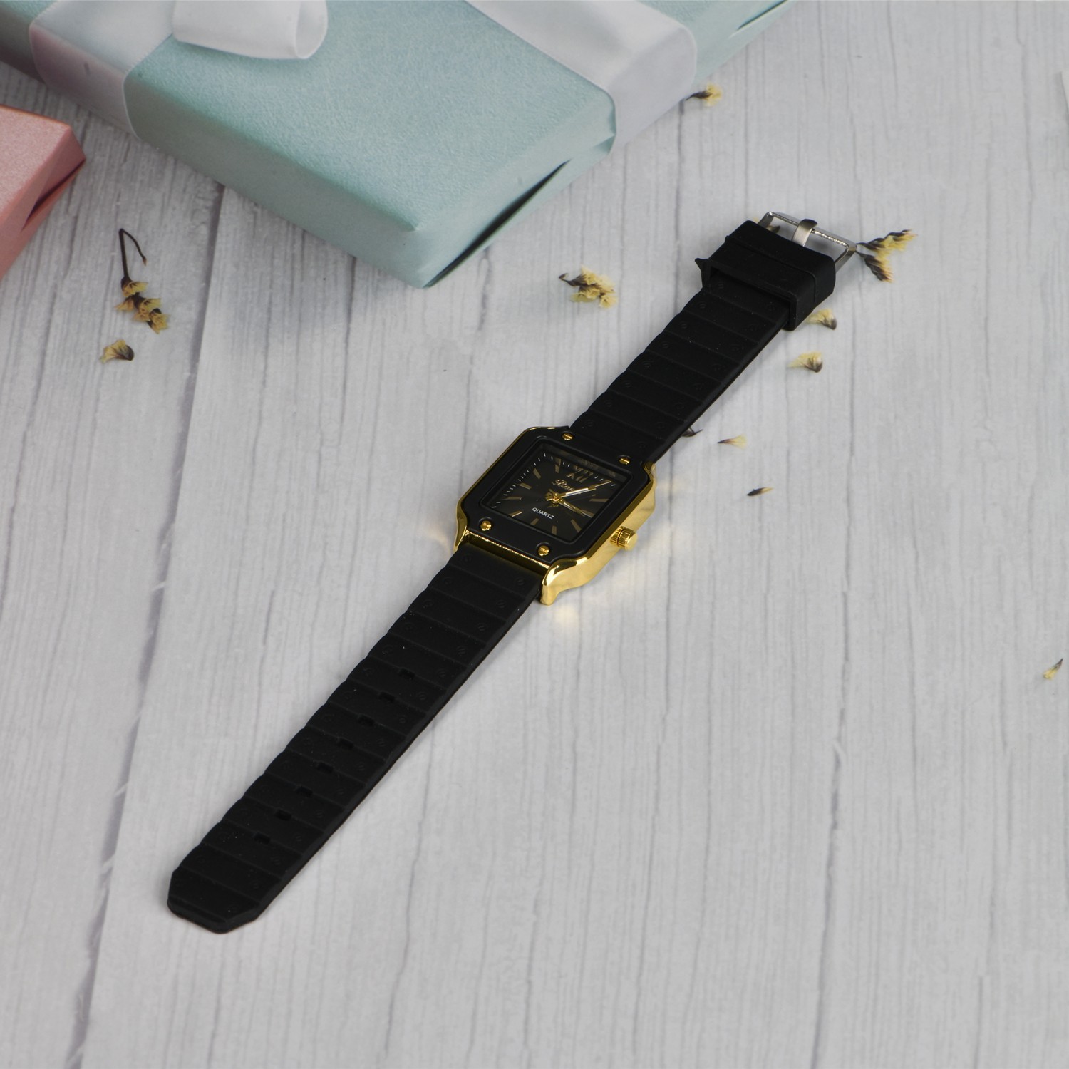 Modern Black Men Sport Watch Quartz Analog Wristwatches Casual Business Watches