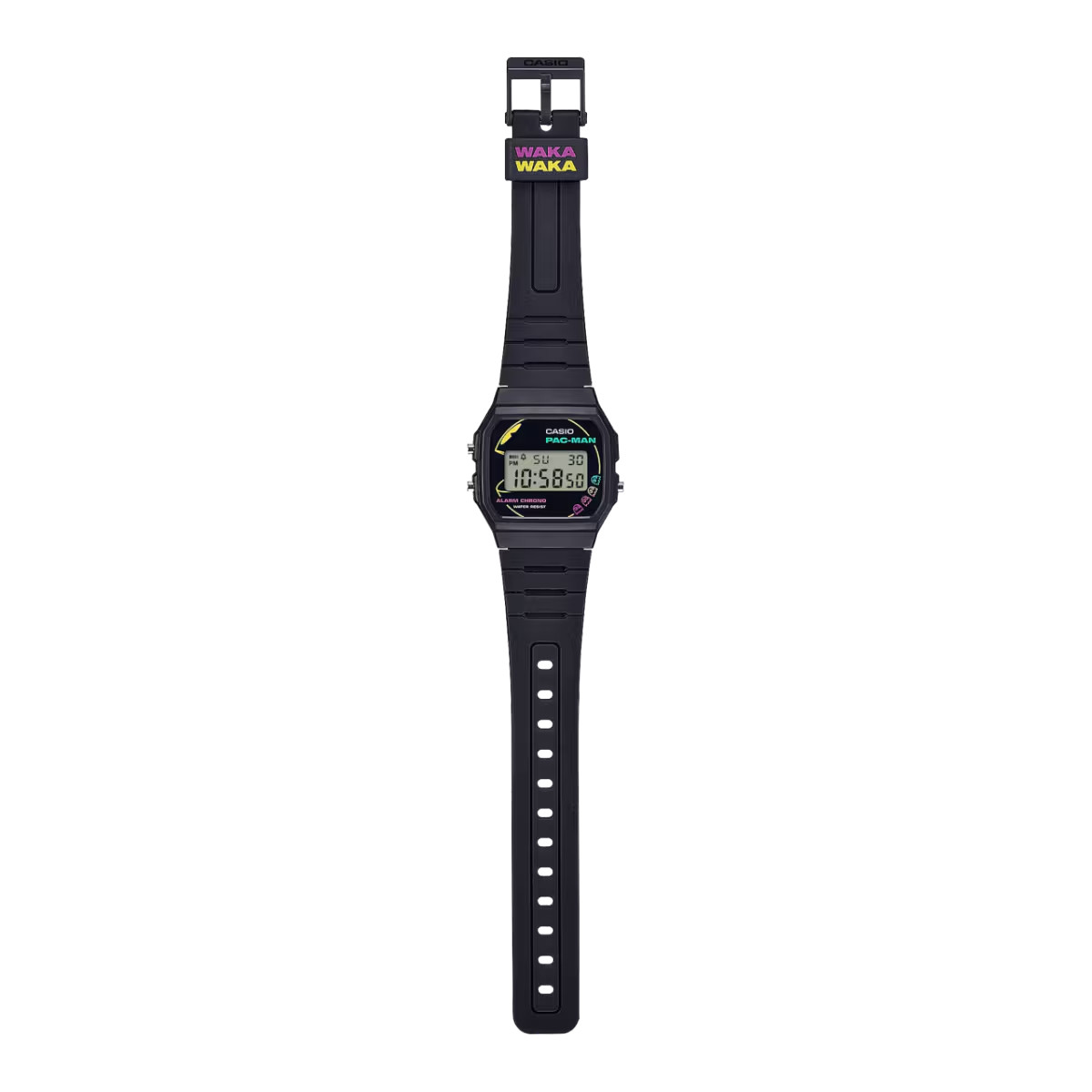 Casio F-91WPC-1A PACMAN Limited Edition Digital Black Dial 35mm New Unisex Watch