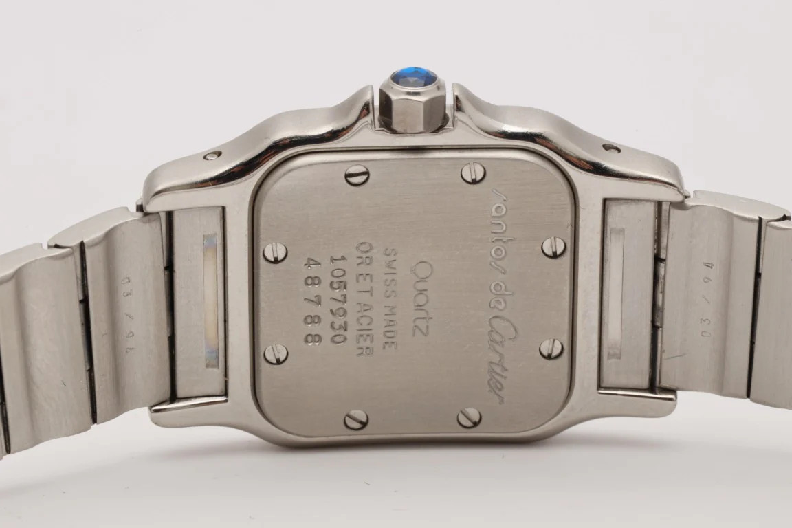 Cartier Santos Galbee 1057930 Stainless Steel & 18K Yellow Gold 23.5mm Watch