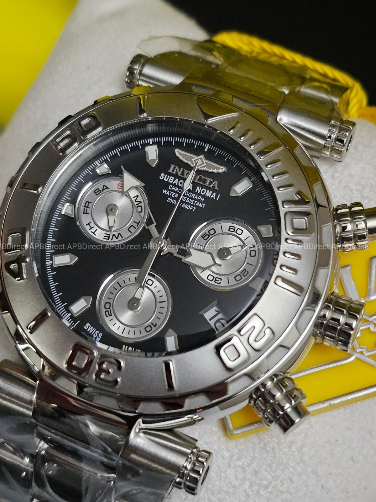 Invicta – Subaqua Noma I – Swiss Z60 Limited Edition #605 Silver BLK mens watch