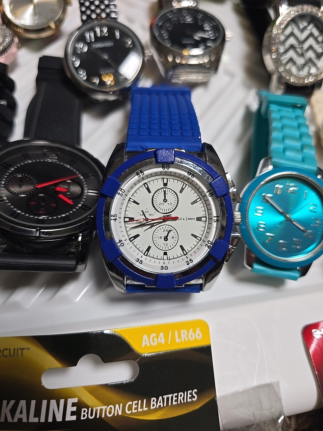 Mixed Lot of 39 Watches And Batteries Multiple Brands See Pictures