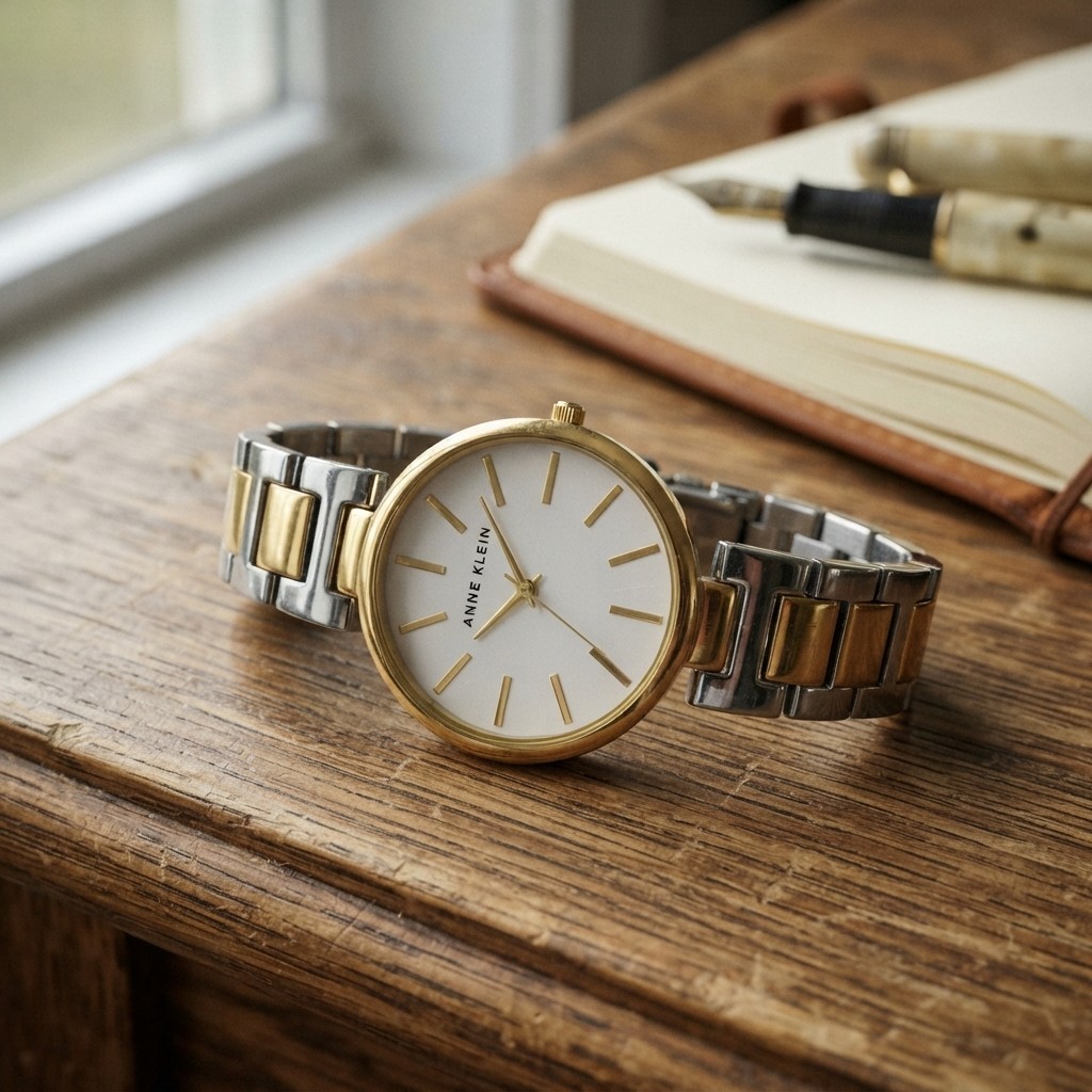 Stunning Women’s Bracelet Watch – Gold and Silver Elegance with Quartz Precision