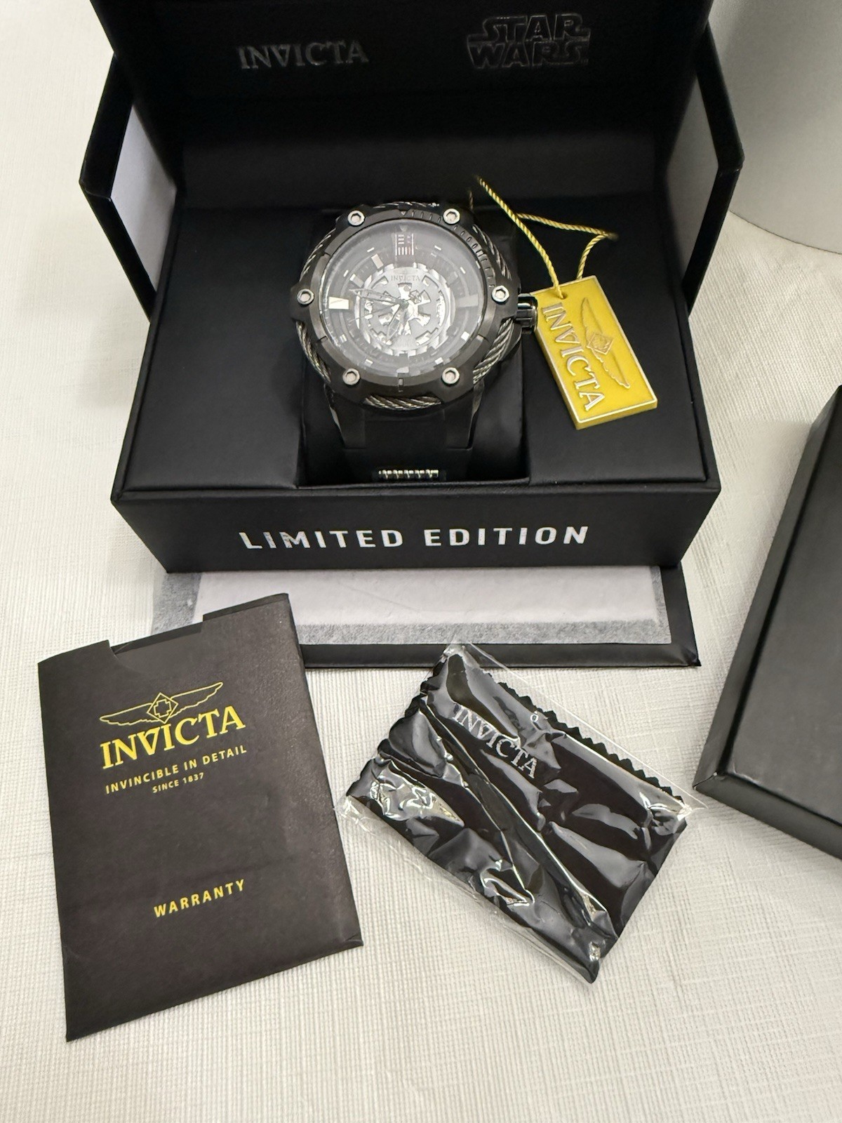 Invicta Star Wars Darth Vader Model 26123 Men’s Watch Automatic Limited Edition