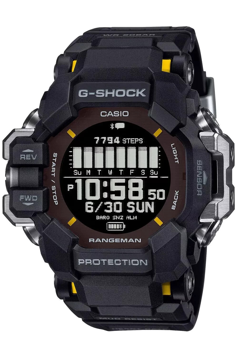 Casio G-SHOCK GPR-H1000-1JR RANGEMAN Master of G Sport Watch Bluetooth GPS Men