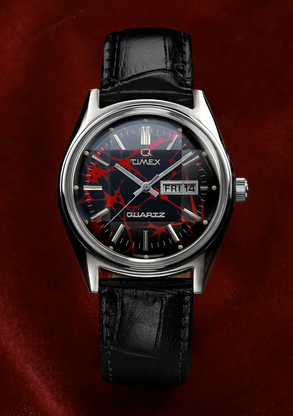 Timex Q Red Vega Reissue • Pulp Fiction (TW2Y55700) • NEW With Box and Papers