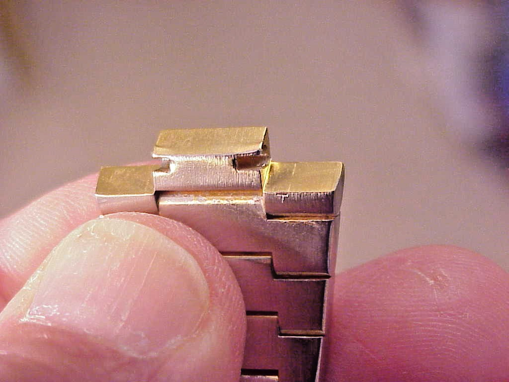 WOW NICE Vintage NOS Tissot Watch Bracelet Yellow w Logo Buckle for 23mm 10mm