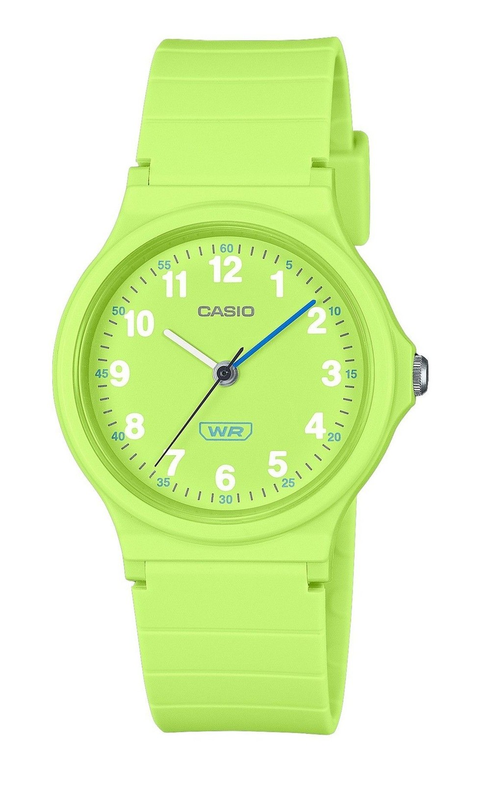 Casio POP Analog Lime Green Bio Based Resin Quartz LQ-24B-3B WR Ladies Watch