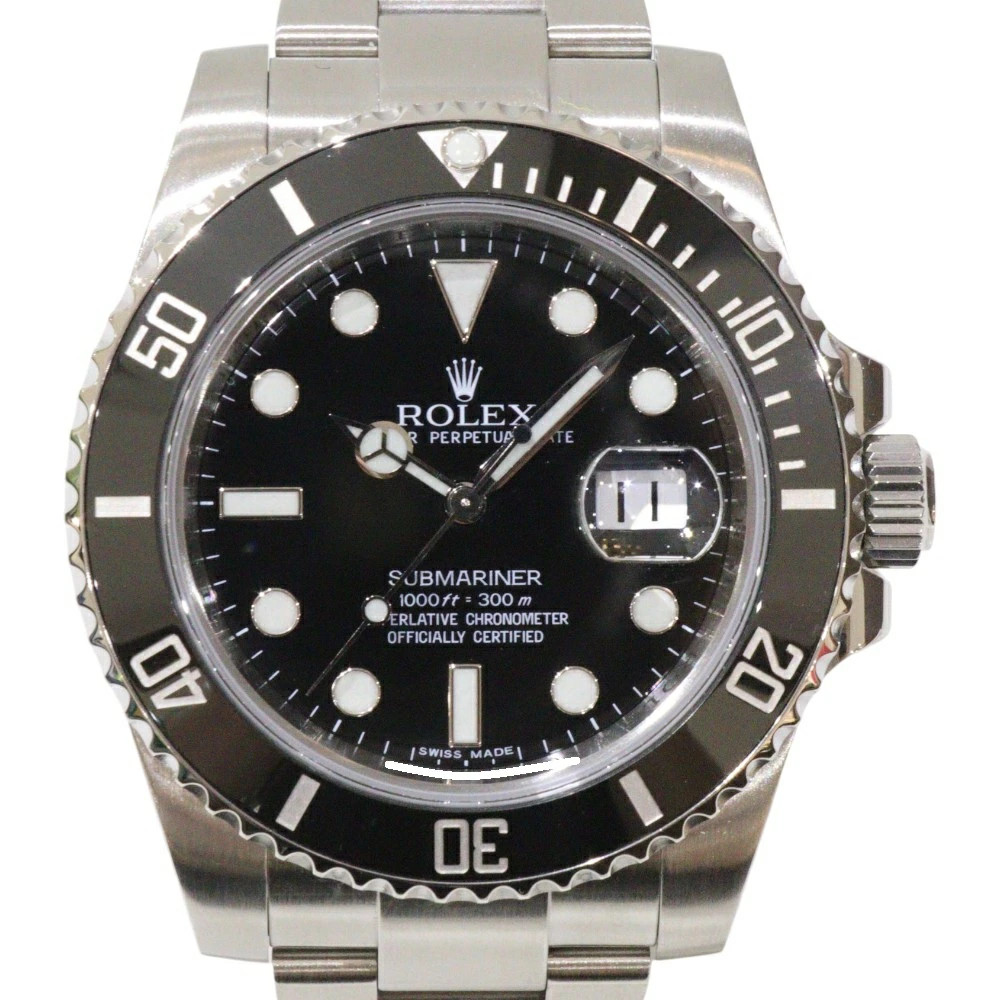 ROLEX 116610LN Black Case Size 40mm Wrist Size 22cm Men’s Used Watch #51312