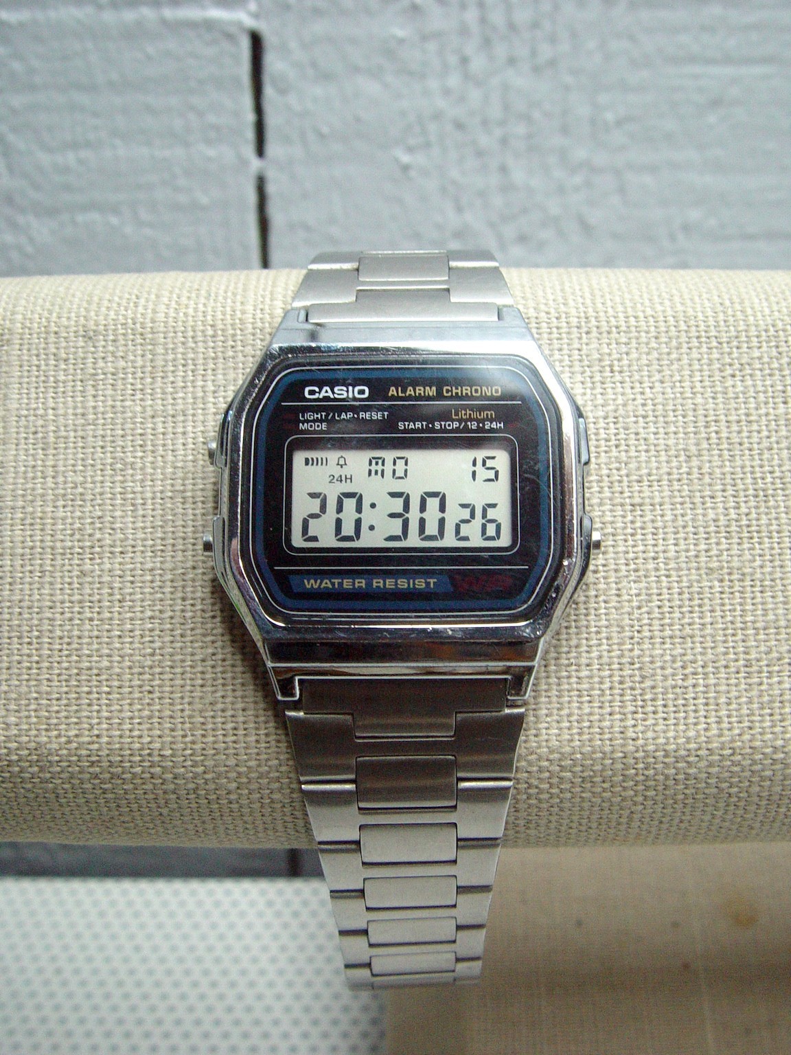 Casio A-158W Alarm Chronograph Watch