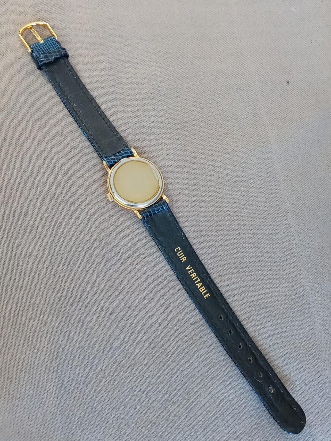UNIVERSAL GENEVE 543.722 GOLD PLATED 23.5MM WOMEN’S SWISS MADE QUARTZ WATCH RUNS