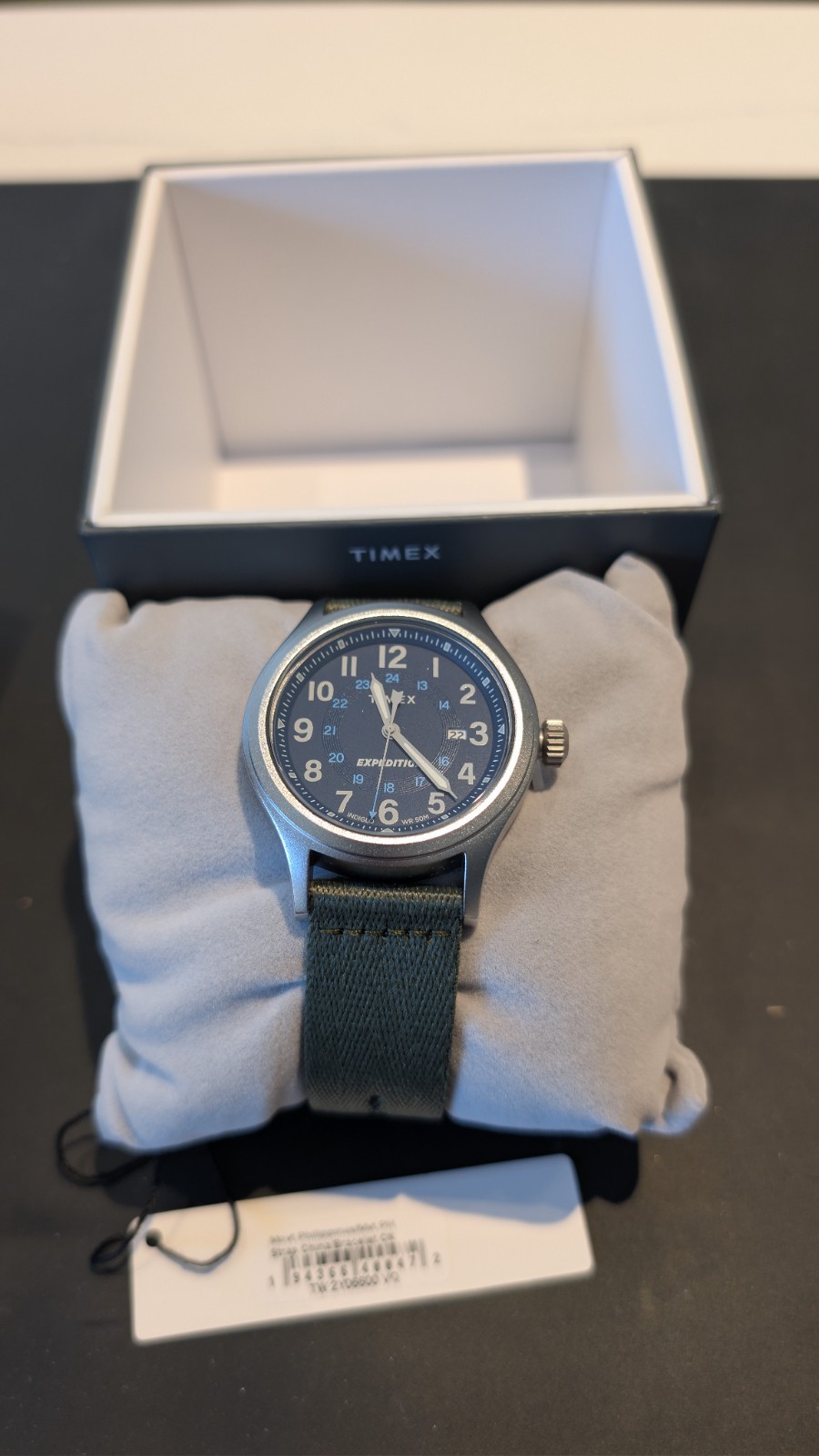 Timex Men’s Expedition Sierra Quartz Blue Dial 40mm Watch TW2Y06600