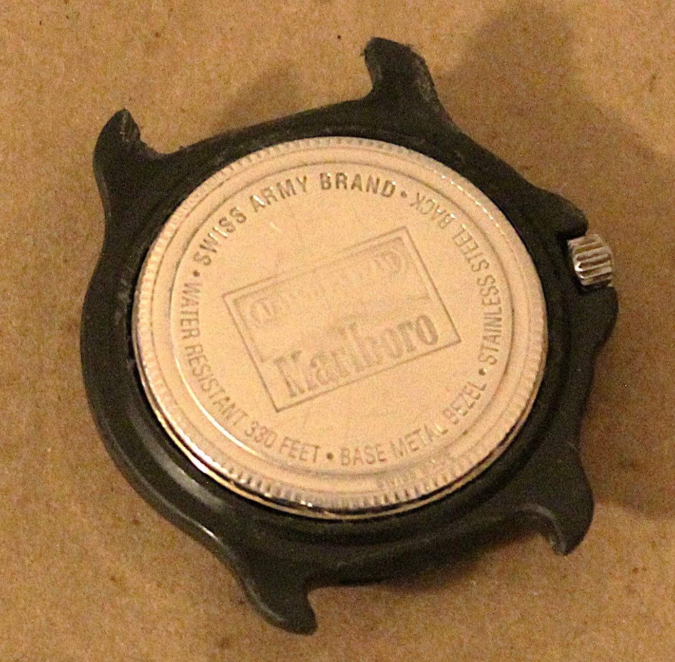 Swiss Army Brand Marlboro 38mm Watch Only (No Band) FOR PARTS ONLY (vtg 90’s)