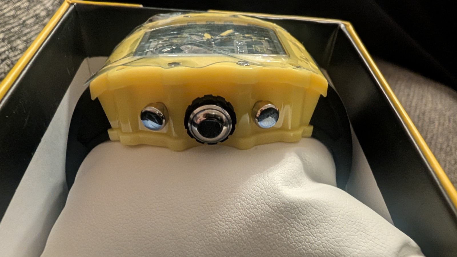 Invicta Racing Valxor Chronograph Watch Black Yellow