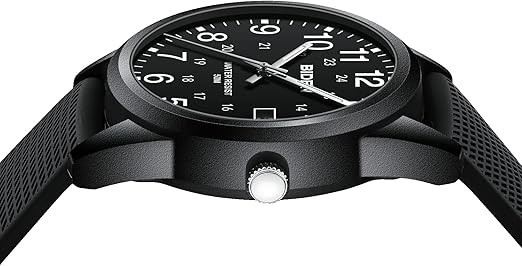 Analog Quartz Sport Watch Waterproof Easy Read Dial Military Time Unisex Watch