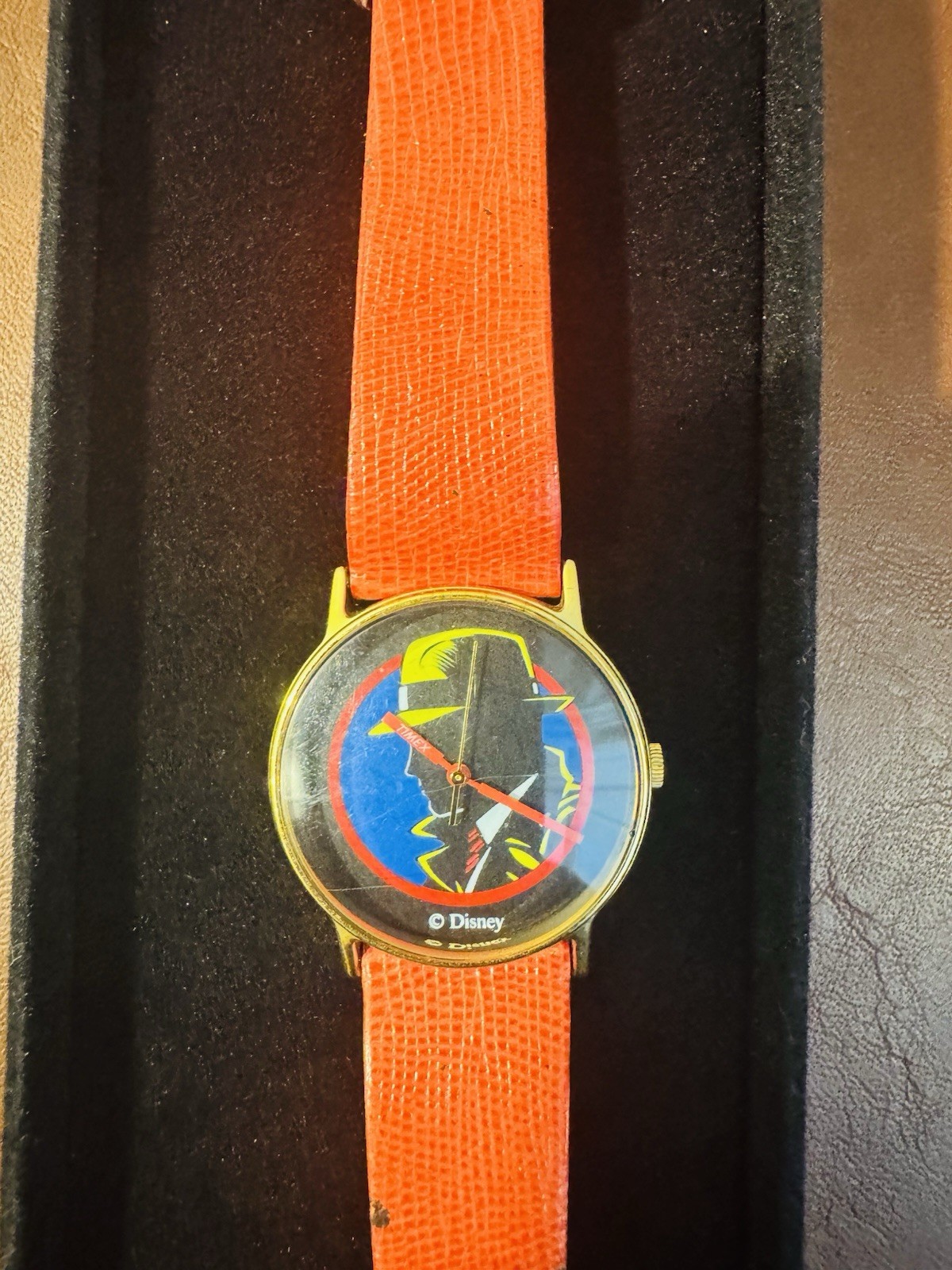 1990 Vintage Timex Disney Dick Tracy Movie Analog Watch – 33mm – WORKING!