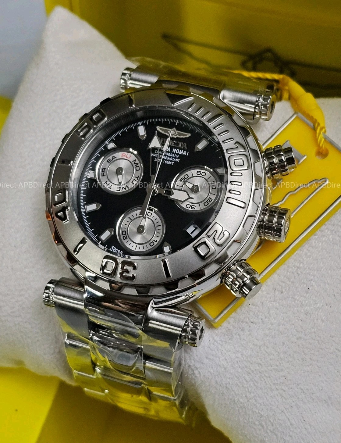 Invicta – Subaqua Noma I – Swiss Z60 Limited Edition #605 Silver BLK mens watch