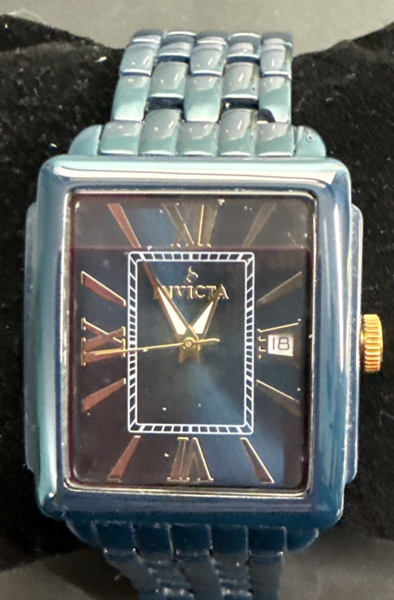 Invicta Ceramics Blue Mens 33.5 mm Watch
