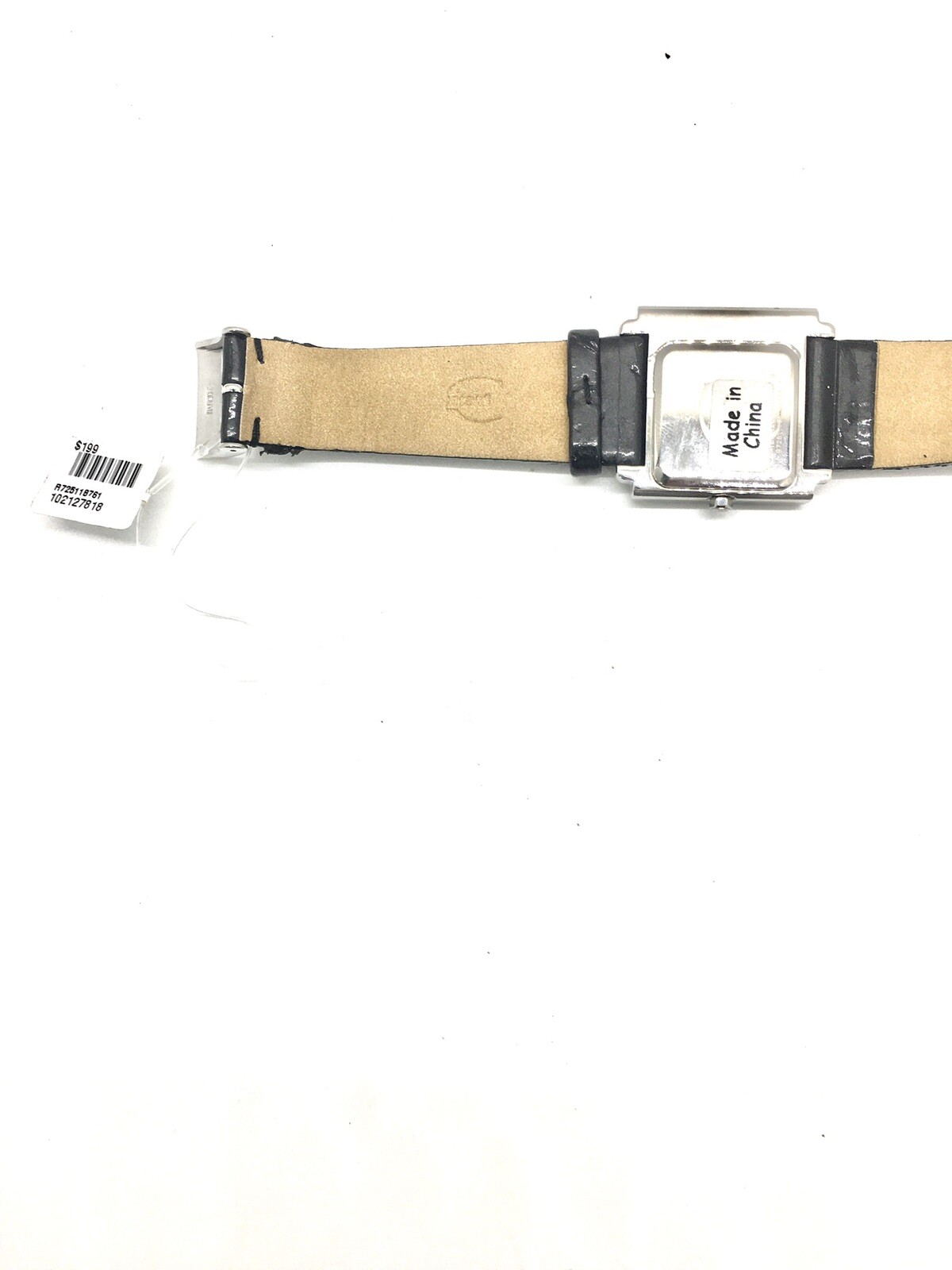 Just Cavalli Women (Donna) Silver Dial Black Leather Band Watch – R7251187615