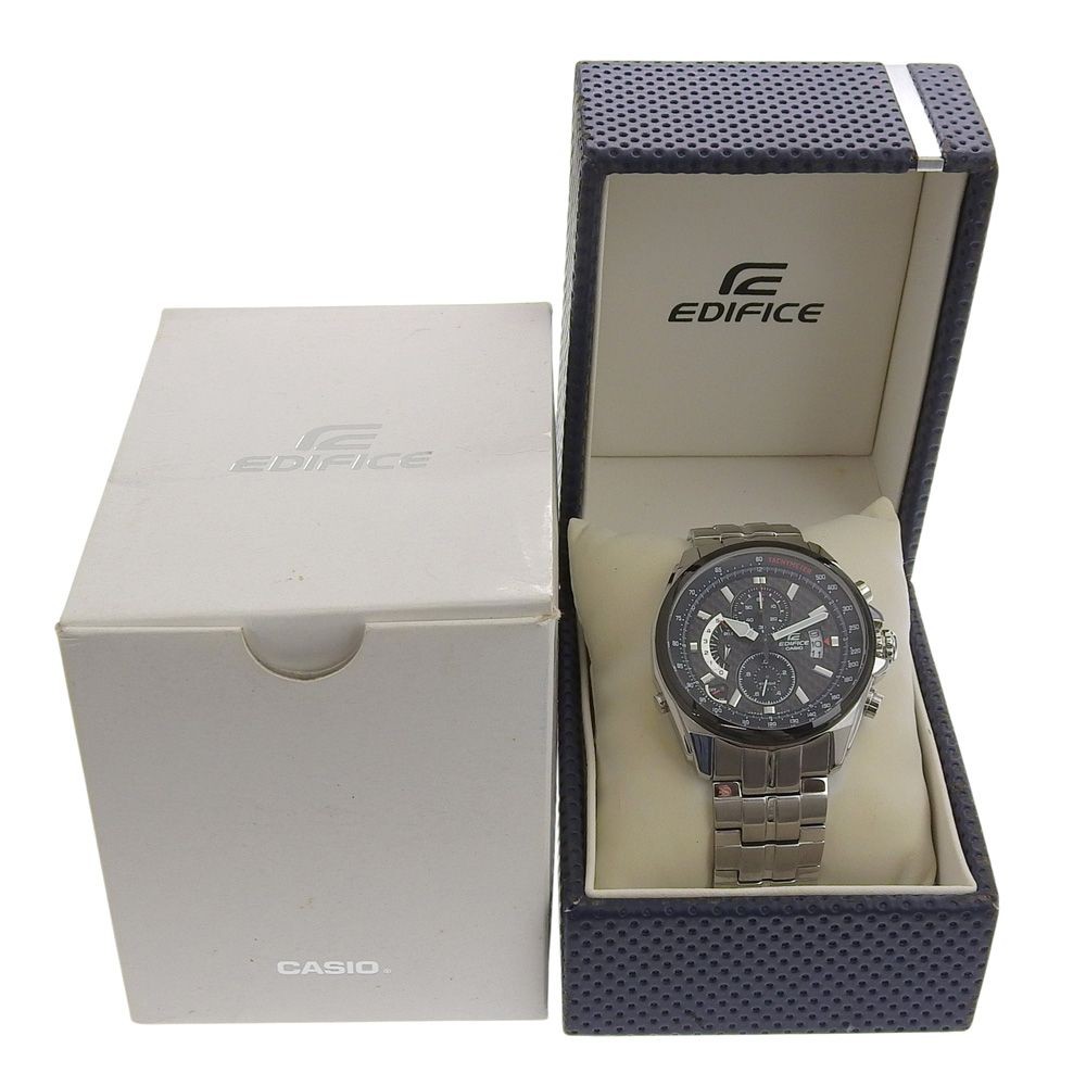 CASIO Edifice EFR 501SPJ 1AJF Stainless Steel Silver Quartz Chronograph Men’s Bl