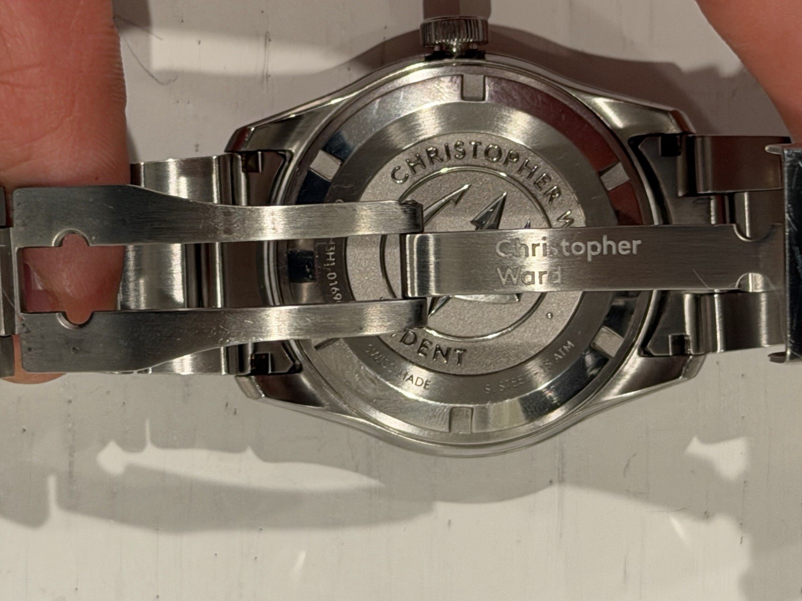 Christopher Ward C65 Trident 41mm Blue Dial Manual Mvmt 150m SS Box/cardw/xtras