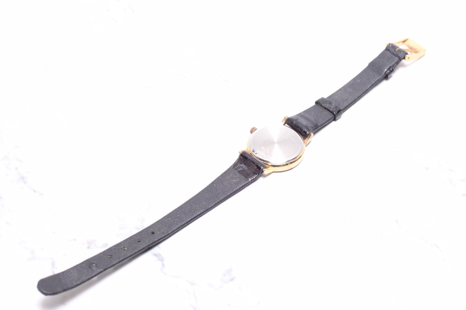 Vintage *EXC+5* Longines L4.136.2 Gold Dial 24mm Date Quartz Ladies Watch JAPAN