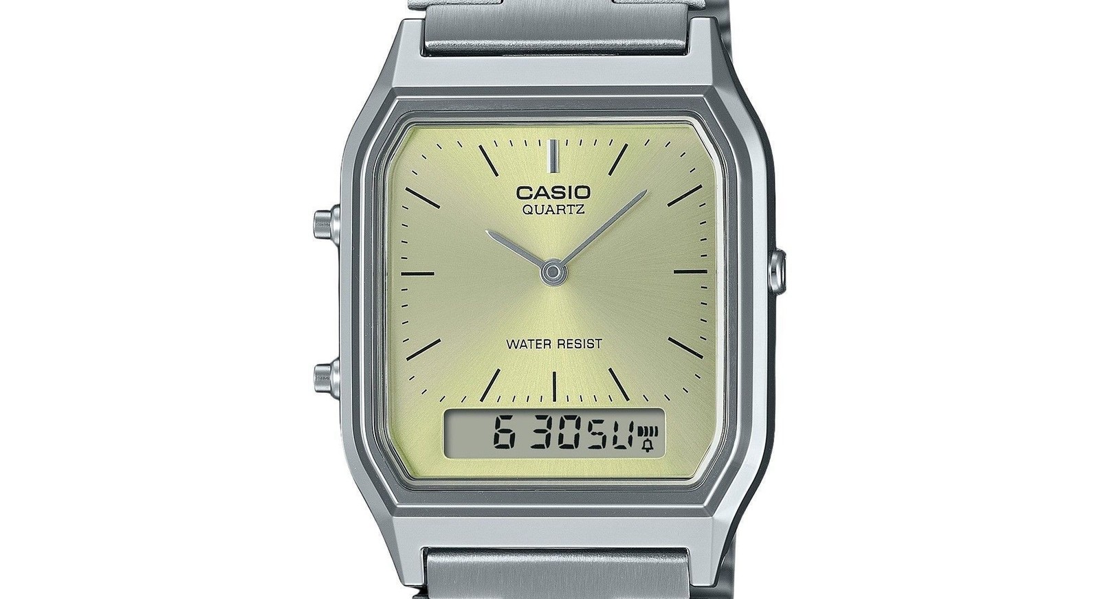 Casio Vintage Light Champagne Dial Quartz Casual Unisex Watch AQ-230A-9AMQY