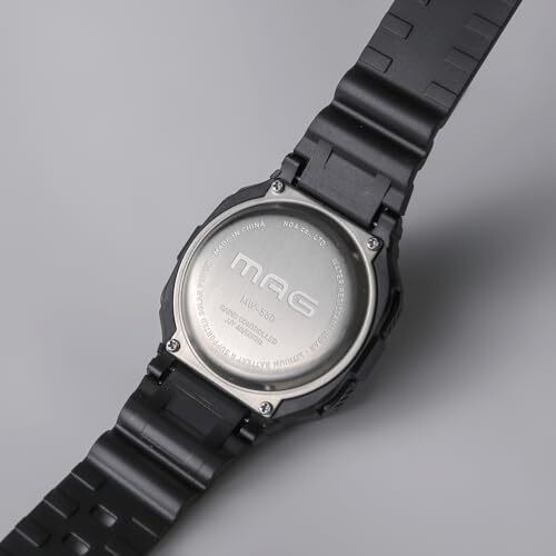 MAG Watch Digital Radio Controlled Solar Dual Power Waterproof 10 ATM Urethane B