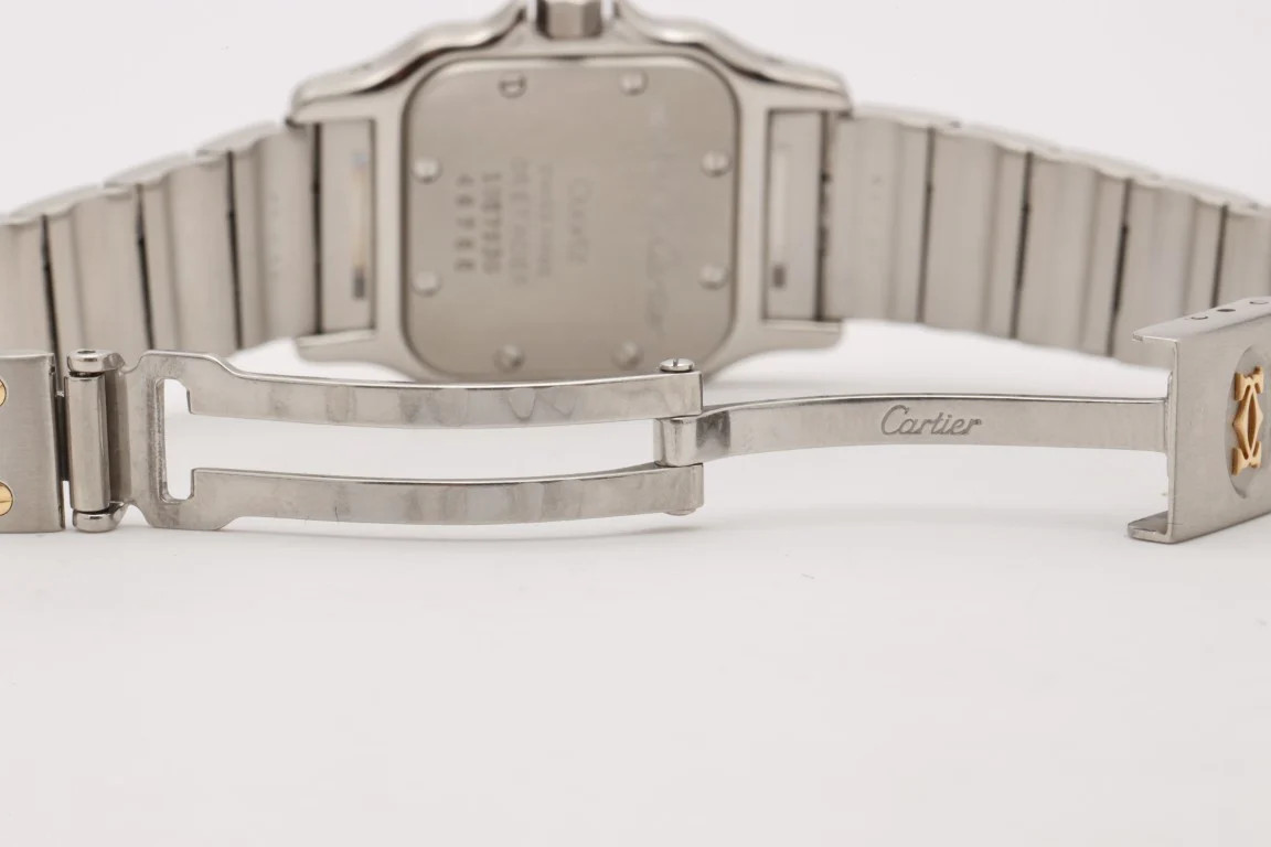 Cartier Santos Galbee 1057930 Stainless Steel & 18K Yellow Gold 23.5mm Watch