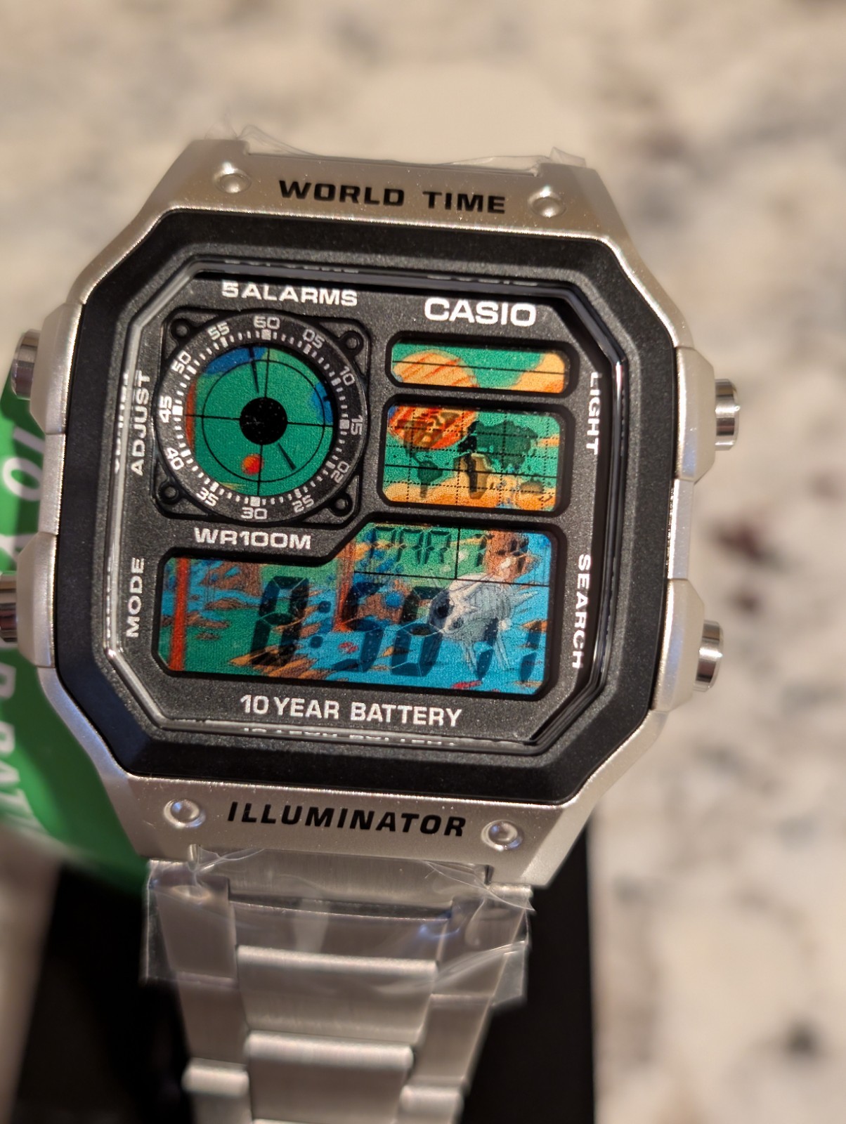 Casio AE1200 WHD Colorful Mod | World time watch | Anime | Custom Dragon ball Z