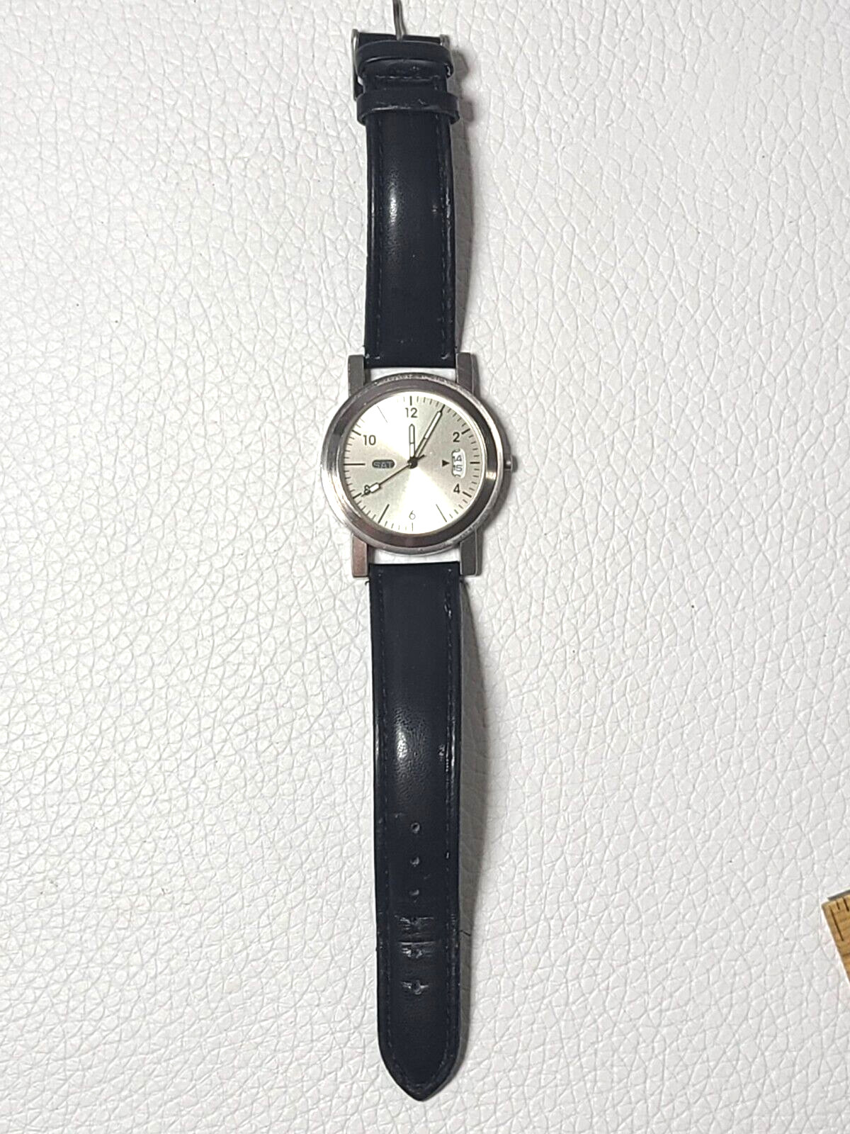 Lauder Pleasures For Men Watch Quartz Japan Movement Black Band BBA-26